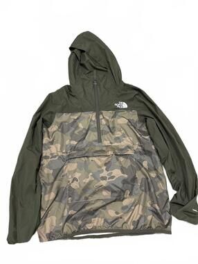 The North Face Youth Boys Junior Camo Pullover Jacket L/G